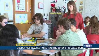 Lincoln High teacher takes teaching beyond the classroom