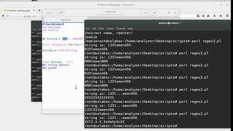 Perl 8 - Regular expressions 2
