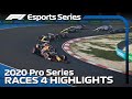 2020 F1 Esports Pro Series Presented by Aramco: Race 4 Highlights