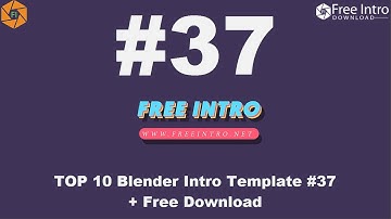 Download TOP 10 Blender Intro Template #37 + Free Download 2017