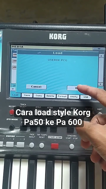 Cara load style Korg Pa50 ke Pa 600 Mudah