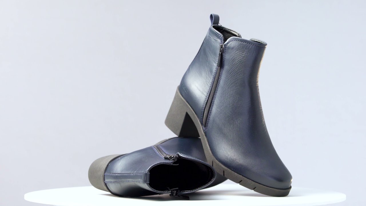 Ботильоны демисезонные женские The FLEXX Stand up тёмно-синие