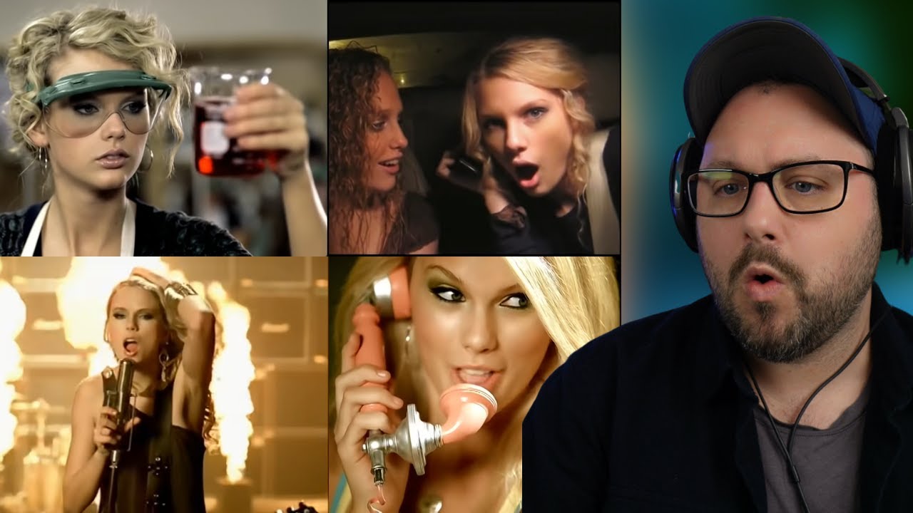 Taylor Swifts first music videos (reaction)