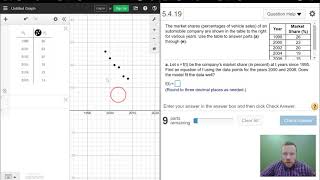 Linear Regression In Desmos