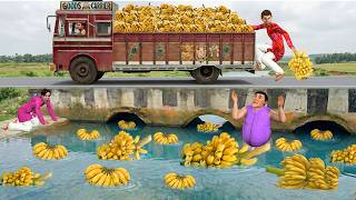 केला चोर Banana Thief on Running Truck Kela Chor Hindi Kahani Hindi Moral Stories Funny Comedy Video