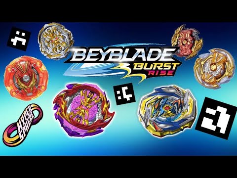 Beyblade Burst Rise New QR Codes