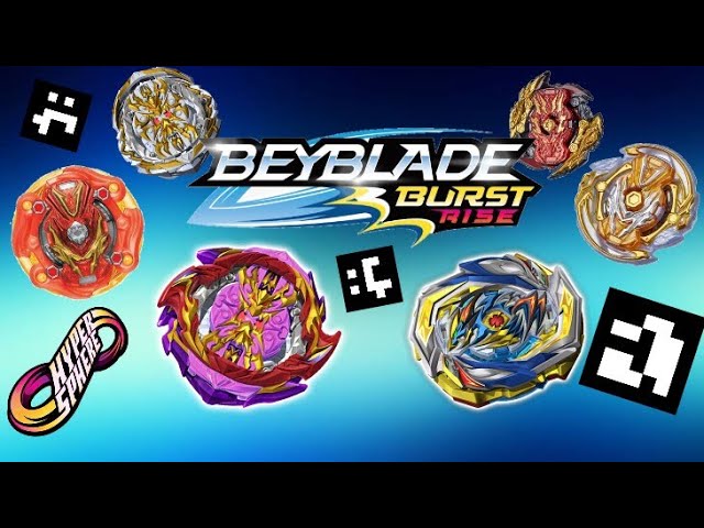 BEYBLADE BURST APP QR CODES 