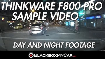 Thinkware F800 Pro Sample Video - BlackboxMyCar