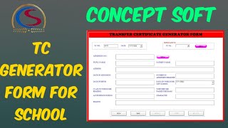 TC GENERATOR FORM FOR SCHOOL - BY CONCEPT SOFT screenshot 5