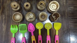1 Minute Satisfying Video With Golden Clay 18 Toys ...