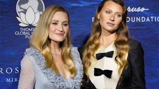 Alyson Michalka and AJ Michalka at Art of Elysium 2025 HEAVEN Gala