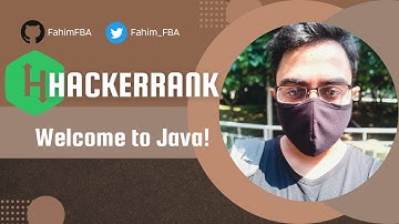 HackerRank Welcome to Java Solution Explained - Java