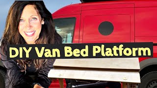 Van Life | DIY Van Bed Platform