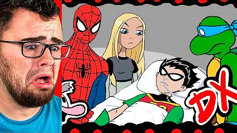 Reacting to ROBIN DEATH BED with SPIDERMAN (Sad Story)
