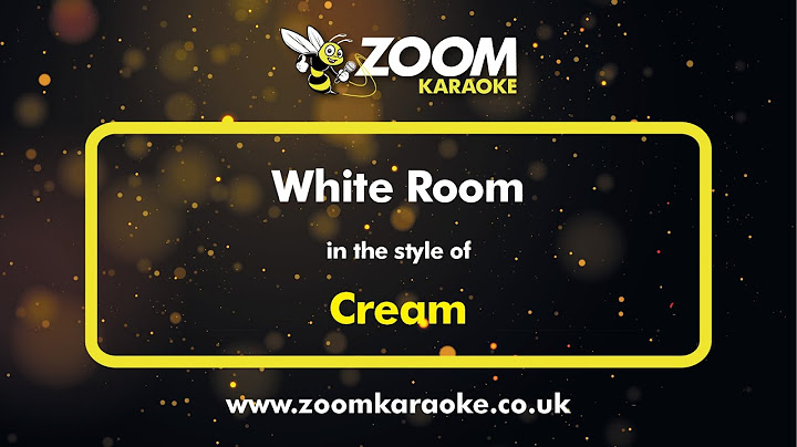 White Room Karaoke version - Karaoke performance video thumbnail