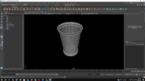 Maya tutorial 🐤 Trash Can Modeling In Autodesk Maya 2026   Maya Modeling For beginners