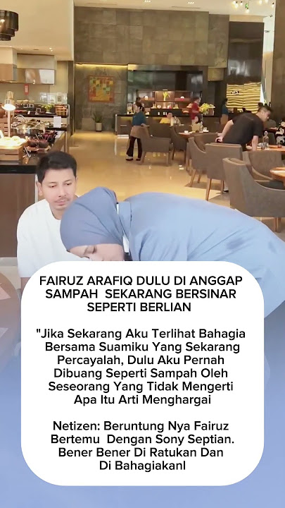 Fairuz arafiq dulu di anggap s4mp4h ..kini bersinar seperti berlian#fairuzarafiq#beritaartis#viral