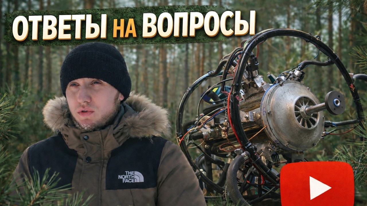 ПЕРВЫЙ В МИРЕ ДВИГАТЕЛЬ. ОТВЕЧАЮ НА ВОПРОСЫ ПО ПРОЕКТУ.