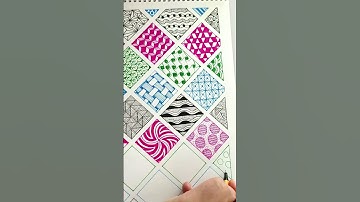 Shorts zentangle patterns