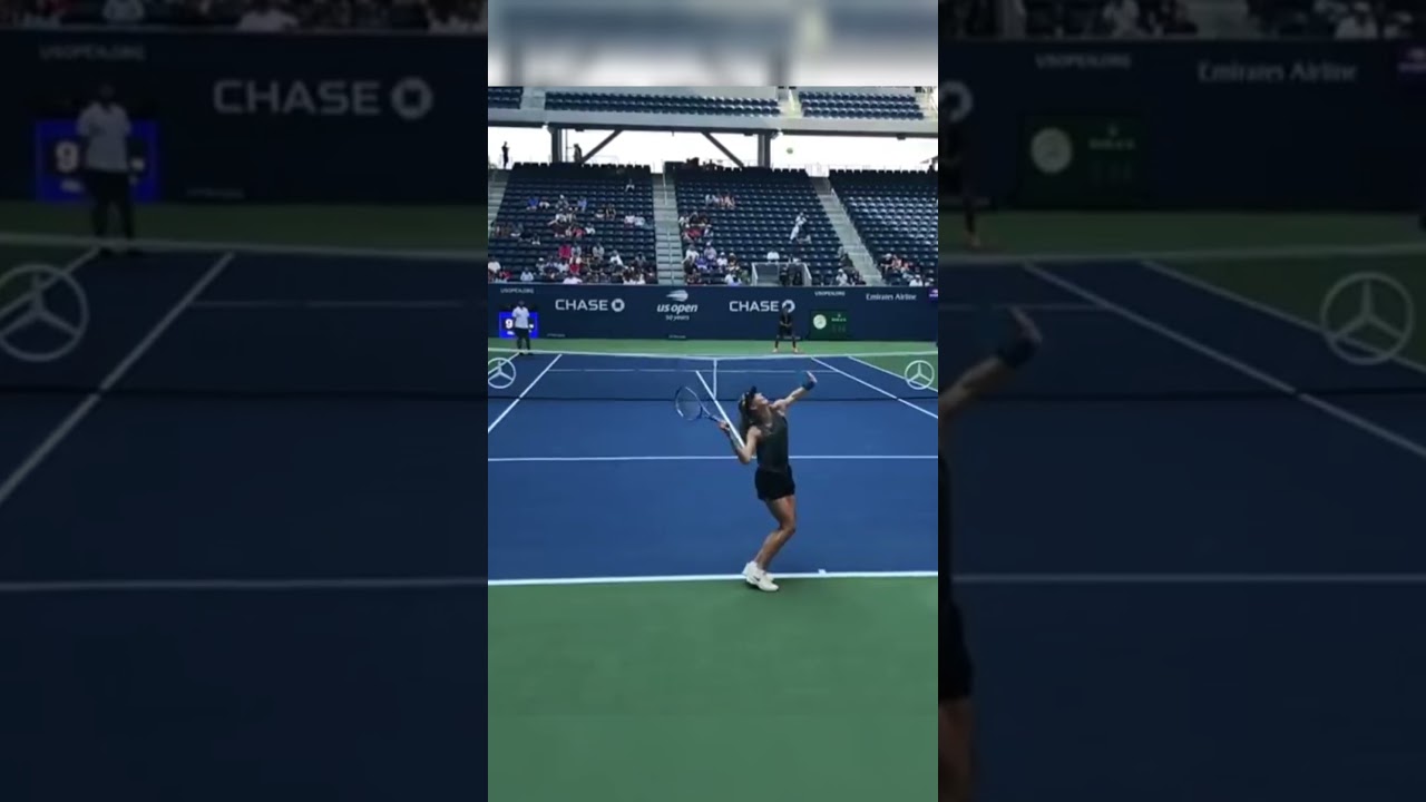 Maria Sharapova: The serve they couldn't handle... 💀 #tennis