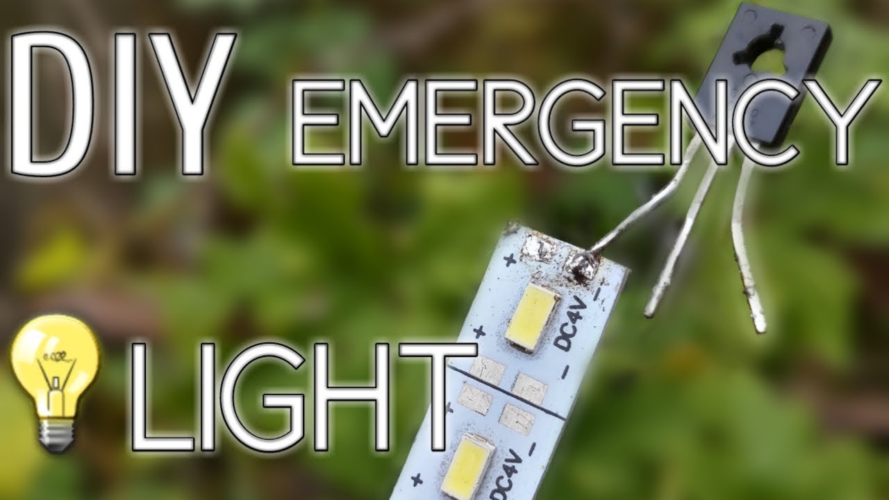How to Make Rechargeable LED Emergency light At Home For 1 YouTube