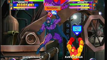 MVC2: XxWOLFERxX vs youngmikeee12 (God Tier Teams!!) - 03.03.21