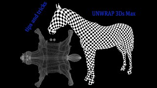 3DS MAX UNWRAPPING HORSE , UV MAPPING UNWRAPPING UVs Animals #unwrap