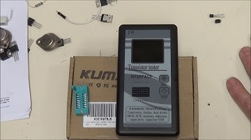 Testing the Kuman Multifunction Transistor Checker