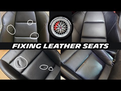 How to easily fix dents, marks and indentations in leather seats. Fixing 991 seats for Porsche 996