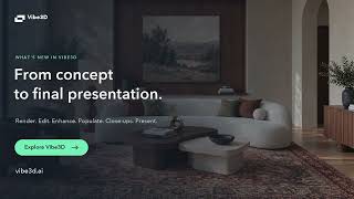 AI Rendering for Architects & Interior Designers (Vibe3D Demo)