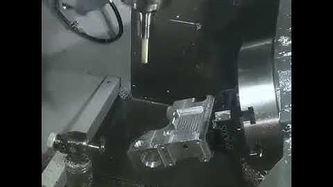 Chamfering on 5 Axis Haas CNC with 5th Axis Workholding