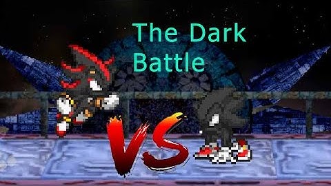 SSF2 Mods: Dark Sonic Vs Dark Shadow