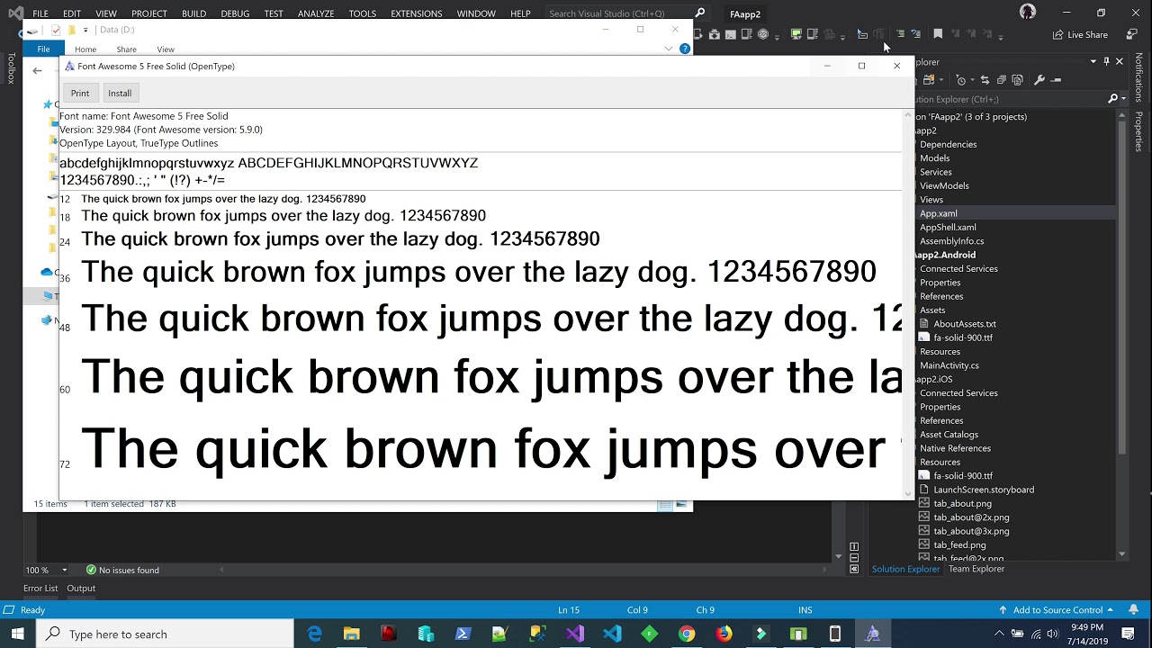 Fontawesome with Xamarin Forms YouTube
