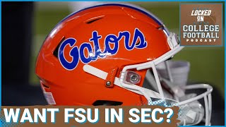 SEC realignment: Florida NOT scared of adding Florida Stthey should be l College Football Podcast