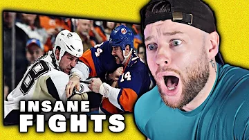 Soccer Fan Reacts: NHL FIGHTS, FIGHTS & MORE FIGHTS💥