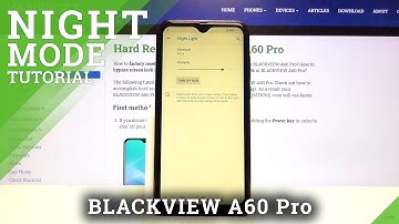 How to Enable Eye Comfort in BLACKVIEW A60 Pro – Activate Night Mode