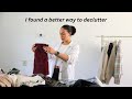How to declutter SMARTER. I got rid of 70% of my clothes.