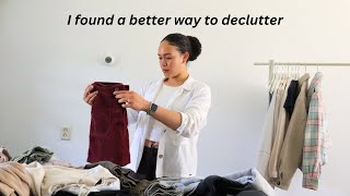 How to declutter SMARTER. I got rid of 70% of my clothes.