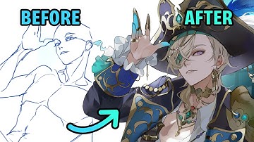 Trace Copy Reference! ✏️3 Methods to Level Up Your Art Now