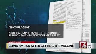 What are your chances of catching COVID-19 after getting vaccinated? A new study measures that risk