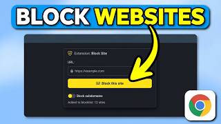 How To Block Specific Websites On Chrome (Working Guide)
