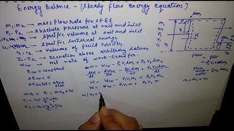 Derivation of steady flow energy equation by Satyam shukla
