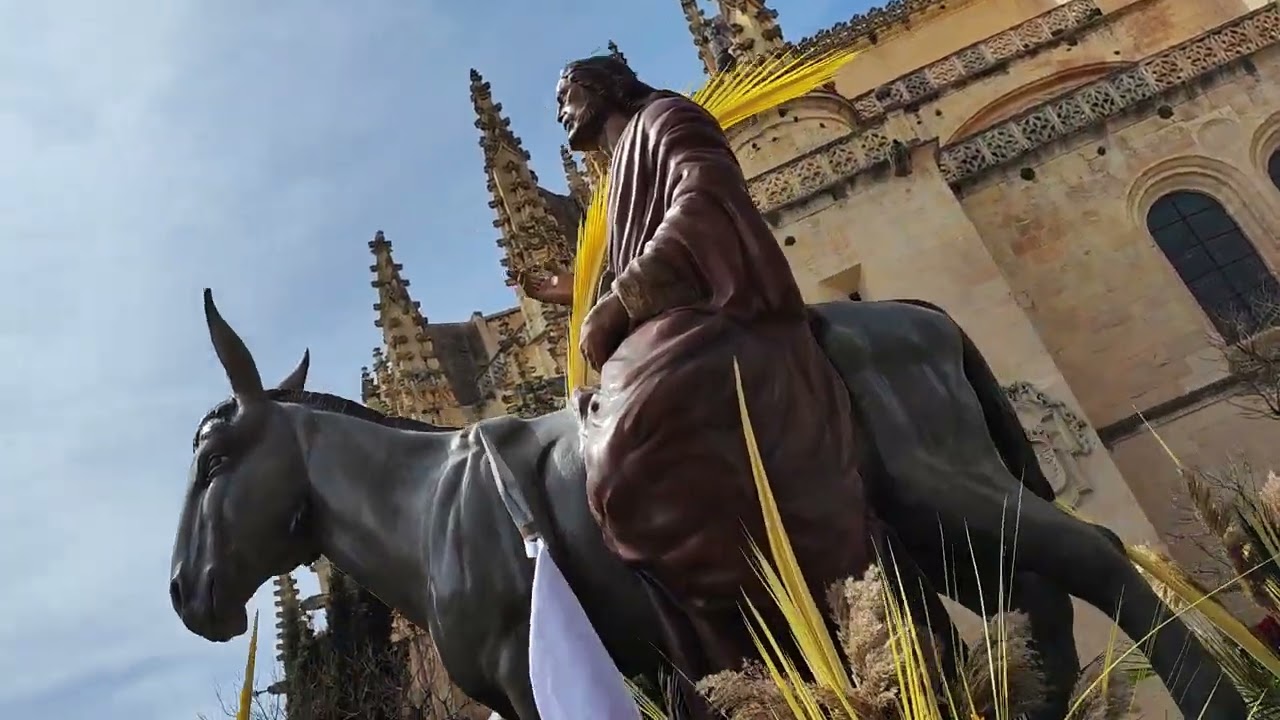 Semana Santa Segovia 2022. Domingo de Ramos. Procesión Jesús en la Borriquilla  10/4/2022 (1)