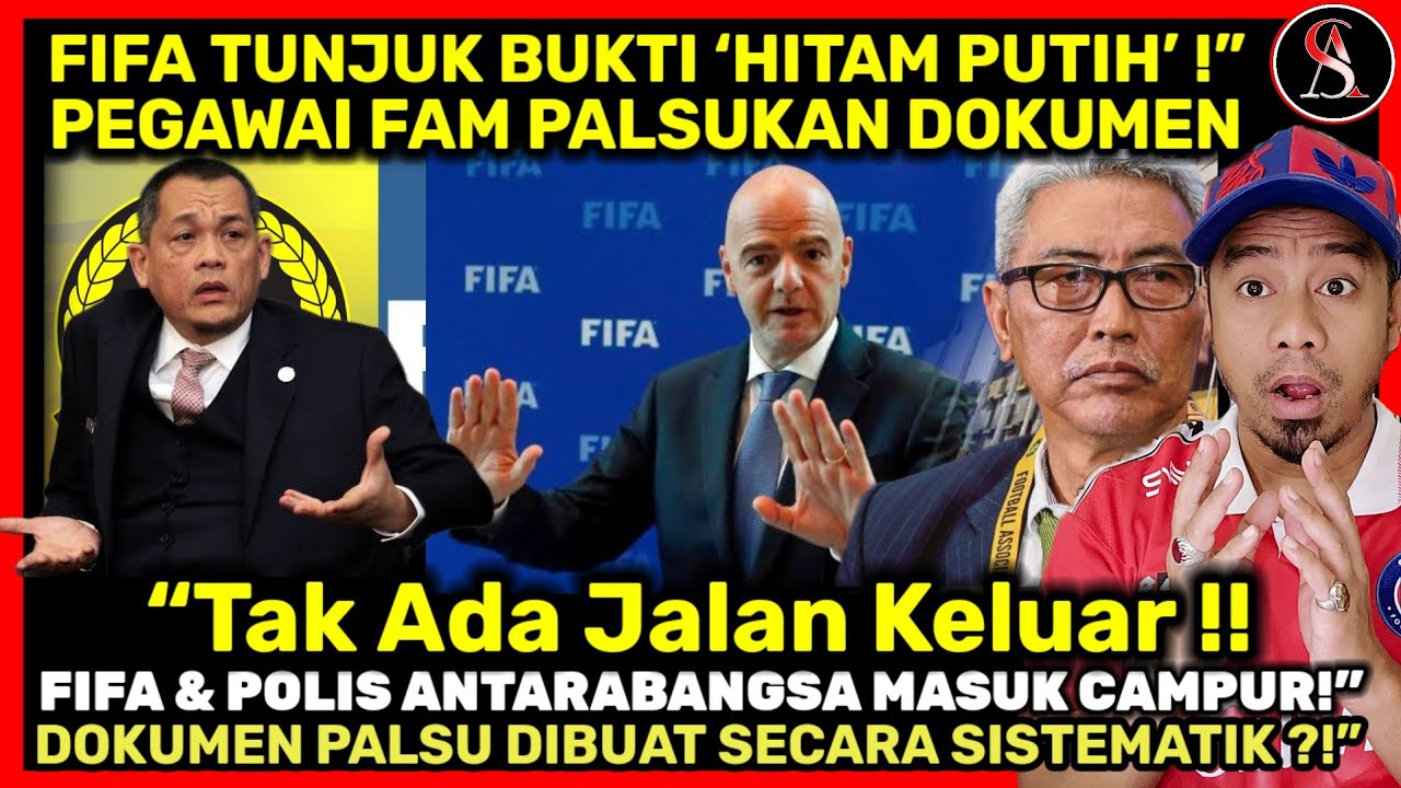 FIFA TUNJUK BUKTI PEGAWAI FAM PALSUKAN DOKUMEN 7 PEMAIN! FIFA ARAHKAN BRAZIL,ARGENTINA LAPOR POLIS!
