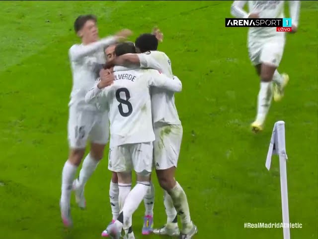 LA LIGA (32. kolo): Real Madrid - Athletic Bilbao 1:0 / 20.04.2025.