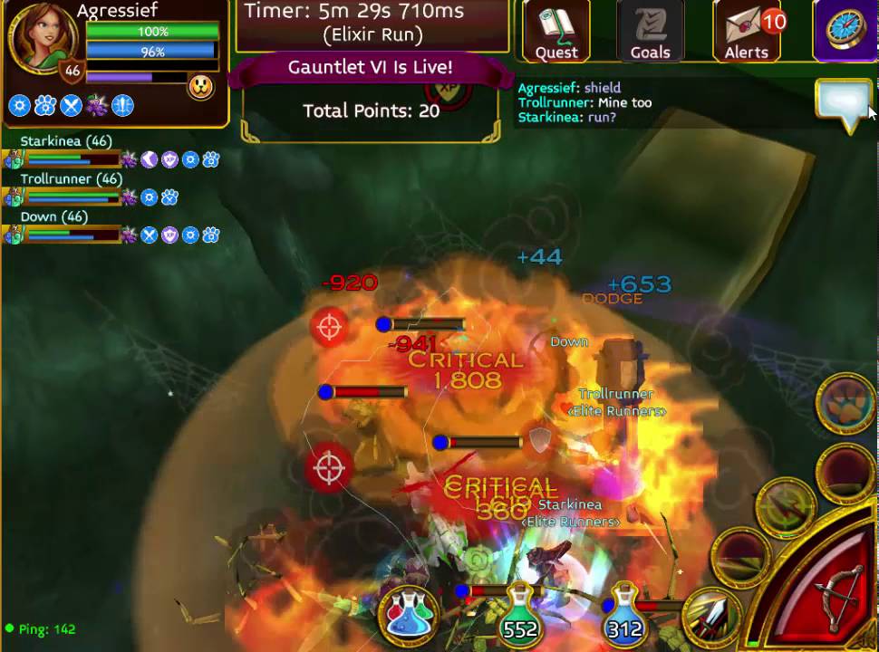 Arcane Legends - Farming Parchments @ Elite Caves & Rockhorn Summit