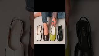 A tendência que une o retrô ao moderno. ✨ A sapatilha slingback é o acessório indispensável