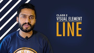 Visual Element Line Graphic Design Theory Class 2 Urdu/Hindi