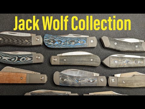 The Wolf Pack! My Top 11 Jack Wolf Knives