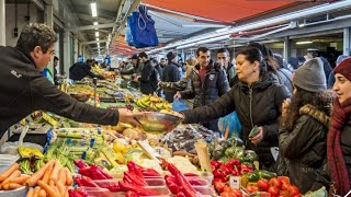 Hollandada Pazar Geziyorum. Haagse Markt